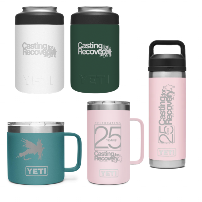 CfR YETI Rambler Drinkware Casting for Recovery