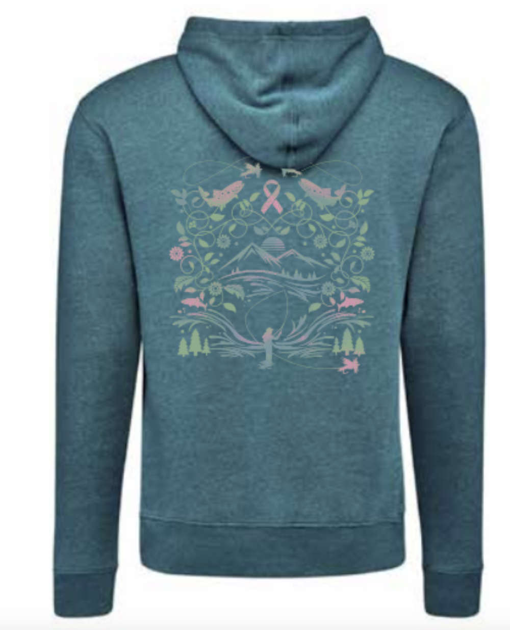 CfR Triblend Fleece Hooded Sweatshirt - Image 2