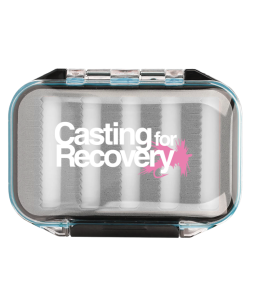 Fly Box with Casting for Recovery Logo